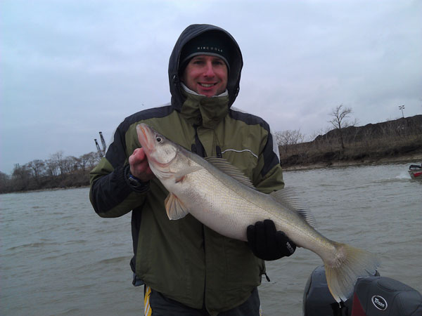 Detroit River Walleye Fishing Photos