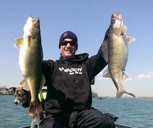 Detroit River Walleye Fishing