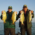 Great Lakes Bass Fishing Guide Service on Lake St. Clair Smallmouth in Michigan.