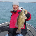 Great Lakes Bass Fishing Guide Service on Lake St. Clair Smallmouth in Michigan.