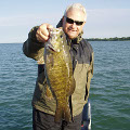 Great Lakes Bass Fishing Guide Service on Lake St. Clair Smallmouth in Michigan.