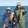 Great Lakes Bass Fishing Guide Service on Lake St. Clair Smallmouth in Michigan.