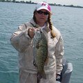 Great Lakes Bass Fishing Guide Service on Lake St. Clair Smallmouth in Michigan.