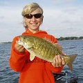 Great Lakes Bass Fishing Guide Service on Lake St. Clair Smallmouth in Michigan.
