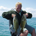 Great Lakes Bass Fishing Guide Service on Lake St. Clair Smallmouth in Michigan.