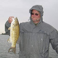 Great Lakes Bass Fishing Guide Service on Lake St. Clair Smallmouth in Michigan.