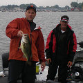 Great Lakes Bass Fishing Guide Service on Lake St. Clair Smallmouth in Michigan.