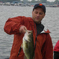 Great Lakes Bass Fishing Guide Service on Lake St. Clair Smallmouth in Michigan.