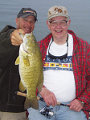 Great Lakes Bass Fishing Guide Service on Lake St. Clair Smallmouth in Michigan.