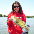 Great Lakes Bass Fishing Guide Service on Lake St. Clair Smallmouth in Michigan.