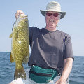 Great Lakes Bass Fishing Guide Service on Lake St. Clair Smallmouth in Michigan.