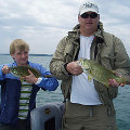 Great Lakes Bass Fishing Guide Service on Lake St. Clair Smallmouth in Michigan.