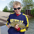Great Lakes Bass Fishing Guide Service on Lake St. Clair Smallmouth in Michigan.