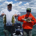 Great Lakes Bass Fishing Guide Service on Lake St. Clair Smallmouth in Michigan.