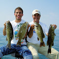 Great Lakes Bass Fishing Guide Service on Lake St. Clair Smallmouth in Michigan.