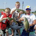 Great Lakes Bass Fishing Guide Service on Lake St. Clair Smallmouth in Michigan.