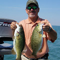 Great Lakes Bass Fishing Guide Service on Lake St. Clair Smallmouth in Michigan.