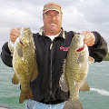 Great Lakes Bass Fishing Guide Service on Lake St. Clair Smallmouth in Michigan.