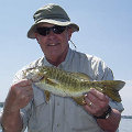 Great Lakes Bass Fishing Guide Service on Lake St. Clair Smallmouth in Michigan.