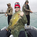 Great Lakes Bass Fishing Guide Service on Lake St. Clair Smallmouth in Michigan.
