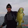 Great Lakes Bass Fishing Guide Service on Lake St. Clair Smallmouth in Michigan.
