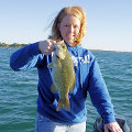 Great Lakes Bass Fishing Guide Service on Lake St. Clair Smallmouth in Michigan.