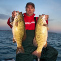 Great Lakes Bass Fishing Guide Service on Lake St. Clair Smallmouth in Michigan.