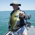 Great Lakes Bass Fishing Guide Service on Lake St. Clair Smallmouth in Michigan.