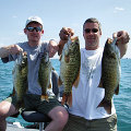 Great Lakes Bass Fishing Guide Service on Lake St. Clair Smallmouth in Michigan.