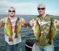 Great Lakes Bass Fishing Guide Service on Lake St. Clair Smallmouth in Michigan.