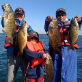 Great Lakes Bass Fishing Guide Service on Lake St. Clair Smallmouth in Michigan.
