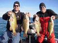 Great Lakes Bass Fishing Guide Service on Lake St. Clair Smallmouth in Michigan.