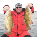 Great Lakes Bass Fishing Guide Service on Lake St. Clair Smallmouth in Michigan.