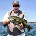 Great Lakes Bass Fishing Guide Service on Lake St. Clair Smallmouth in Michigan.