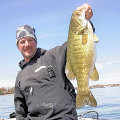 Great Lakes Bass Fishing Guide Service on Lake St. Clair Smallmouth in Michigan.
