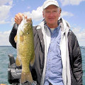 Great Lakes Bass Fishing Guide Service on Lake St. Clair Smallmouth in Michigan.