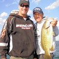 Great Lakes Bass Fishing Guide Service on Lake St. Clair Smallmouth in Michigan.