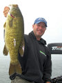 Great Lakes Bass Fishing Guide Service on Lake St. Clair Smallmouth in Michigan.