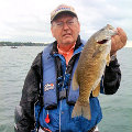 Great Lakes Bass Fishing Guide Service on Lake St. Clair Smallmouth in Michigan.