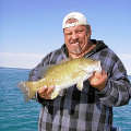 Great Lakes Bass Fishing Guide Service on Lake St. Clair Smallmouth in Michigan.