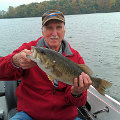 Great Lakes Bass Fishing Guide Service on Lake St. Clair Smallmouth in Michigan.