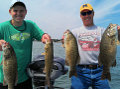 Great Lakes Bass Fishing Guide Service on Lake St. Clair Smallmouth in Michigan.