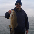 Great Lakes Bass Fishing Guide Service on Lake St. Clair Smallmouth in Michigan.