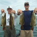 Great Lakes Bass Fishing Guide Service on Lake St. Clair Smallmouth in Michigan.