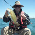 Great Lakes Bass Fishing Guide Service on Lake St. Clair Smallmouth in Michigan.