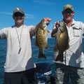 Great Lakes Bass Fishing Guide Service on Lake St. Clair Smallmouth in Michigan.