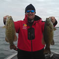 Great Lakes Bass Fishing Guide Service on Lake St. Clair Smallmouth in Michigan.