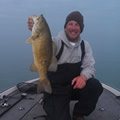 Great Lakes Bass Fishing Guide Service on Lake St. Clair Smallmouth in Michigan.