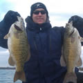 Great Lakes Bass Fishing Guide Service on Lake St. Clair Smallmouth in Michigan.