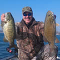 Great Lakes Bass Fishing Guide Service on Lake St. Clair Smallmouth in Michigan.